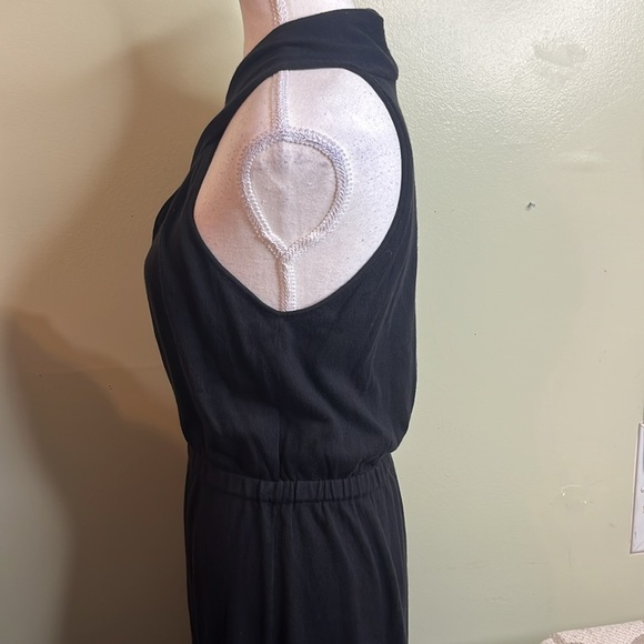 Ann Taylor Black Crossover Halter Sweater Dress size medium - Picture 14 of 16